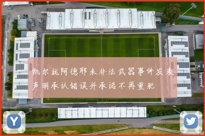 凯尔就阿德耶米非法武器事件发表声明承认错误并承诺不再重犯