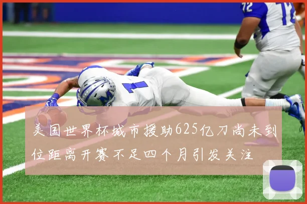 美国世界杯城市援助625亿刀尚未到位距离开赛不足四个月引发关注